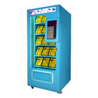 Πλήρης μηχανή πώλησης σόδας μετάλλων, μπλε/ρόδινες/κίτρινες τυχερές μηχανές πώλησης τροφίμων κιβωτίων