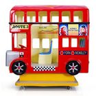 Αστεία μηχανή παιχνιδιών γύρου παιδάκι λεωφορείων του Λονδίνου για το εμπορικό κέντρο