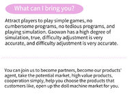Καλή μηχανή παιχνιδιών Grabber γερανών βελούδου σύλληψης νυχιών παιχνιδιών προσομοιωτών Arcade κουκλών για την πώληση γατών μωρών