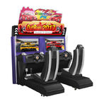 Διπλή μηχανή παιχνιδιών αγώνα αυτοκινήτων Arcade παικτών χρησιμοποιημένη νόμισμα