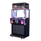 Arcade 2 μηχανή γερανών παιχνιδιών φορέων με το μαύρο γραφείο μετάλλων