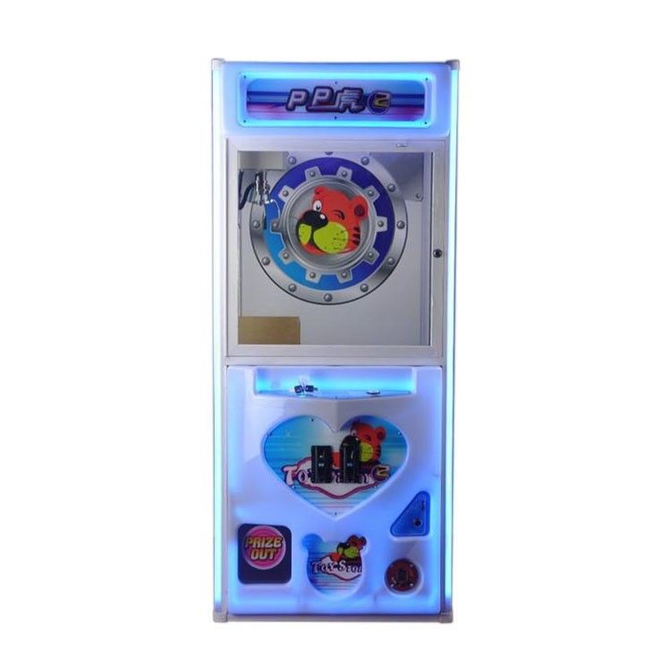 Προσαρμοσμένη μηχανή γερανών παιχνιδιών τιγρών χρώματος PP για την παιδική χαρά παιδιών
